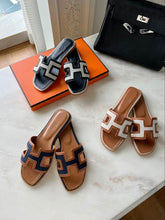 Charger l'image dans la galerie, Mules Hermès Oran Denim
